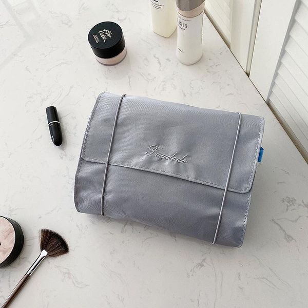 

cosmetic bags & cases style detachable embroidery multifunctional storage bag, large capacity travel makeup bag