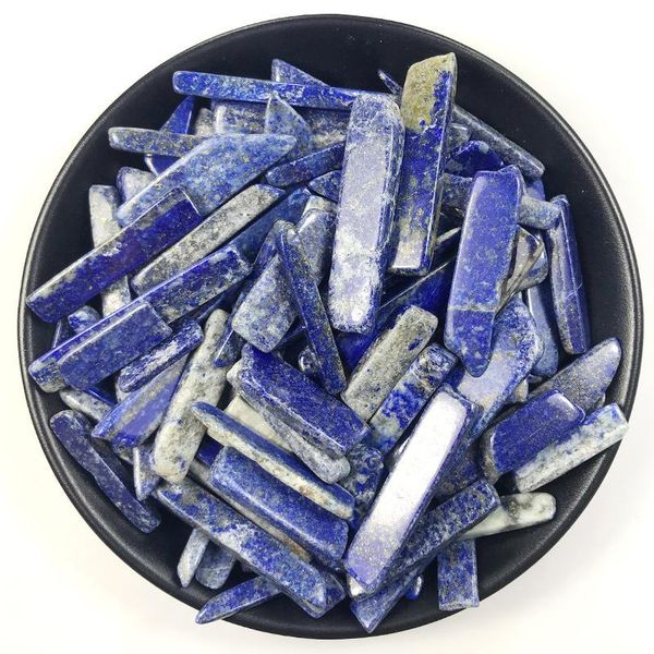 

decorative objects & figurines 100g natural stone mineral crystal lapis lazuli quartz strip gravel healing diy material aquarium home decora