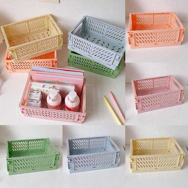 

storage baskets 1pc plastic desk box school office stationery organizer