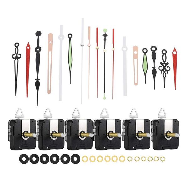 

wall clocks 6 sets high torque clock movement replacement mechanism pointer parts