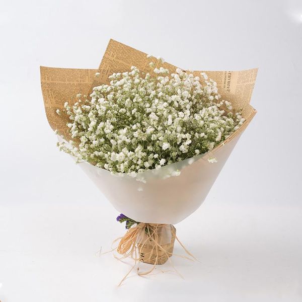 

1pcartificial flowers fake silk gypsophila decorative plastic decoration wedding home decor diy breath branch & wreaths