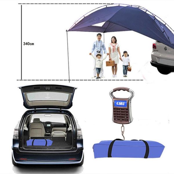 

outdoor folding car tent camping shelter anti-uv garden fishing waterproof awning picnic sun beach 5-8 persons tents and shelters