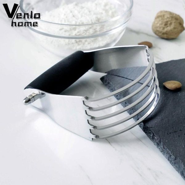 

stainless steel dough blender anti slip chef pastry cutter mixer butter tool cake baking kitchen accessories & tools