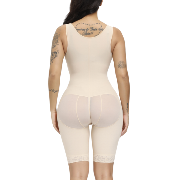 

women's shapers seamless underbust full body shapewear bodysuit women firm tummy control breathable fajas, Black;white