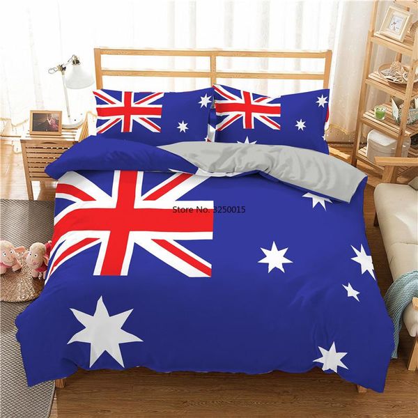 

bedding sets bedroom decor 3d american flag printed set king size geometric duvet cover home textiles bedclothes 2/3pcs polyester