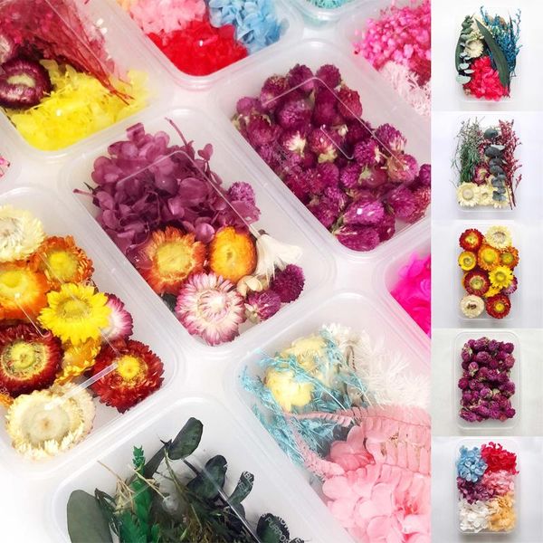

decorative flowers & wreaths dried flower material package handmade bookmark scented candle soap diy bride headwear garland
