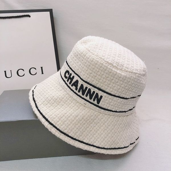 

xiaoxiang correct autumn and winter basin fashion sun women's embroidered baseball hat fisherman's hat, Blue;gray