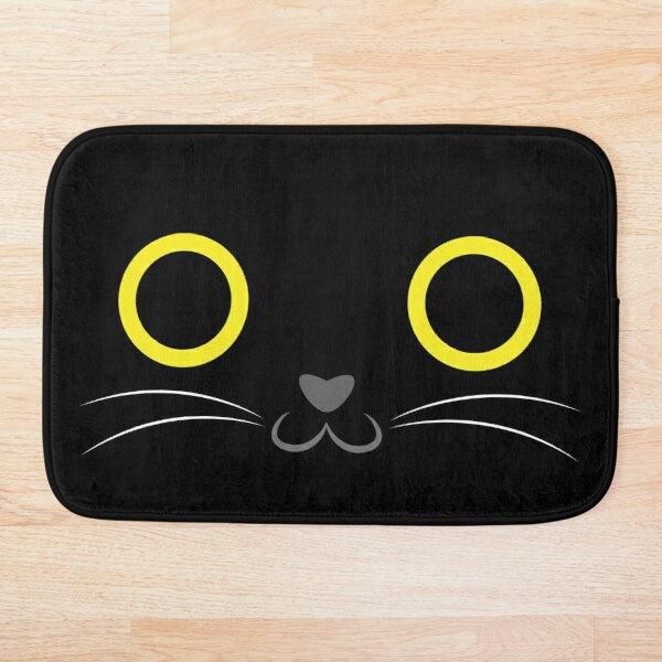 

bath mats black cat mat flocking water absorb anti slip bathroom rug mountain print carpet living room floor for kids
