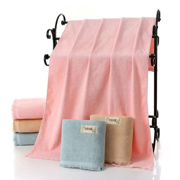 

towel solid color soft absorbent cotton square face and hands towels for children 34*34cm tj3767