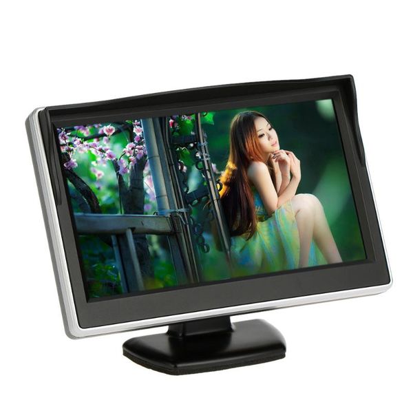

auto video 5 inch tft lcd-scherm monitor achteraanzicht back-up omgekeerd systeem