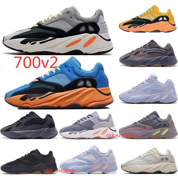 

static reflective 700 v2 running shoes for mens breathable inertia tephra solid grey utility black men women sport trainers sneakers ikkprv