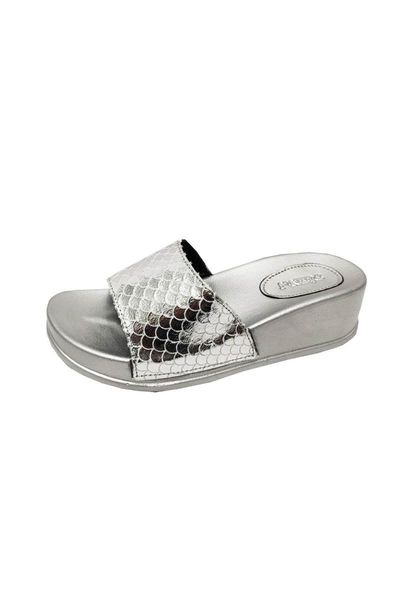 

slippers women's silver anatomical trend fashion, Black
