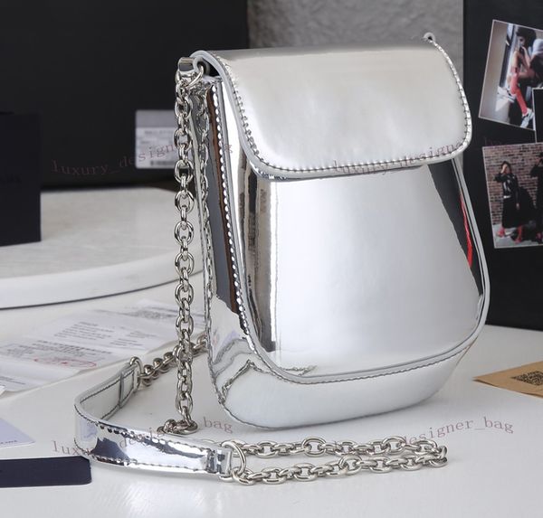 

shiny cowhide shoulder bags women mobile pouch wallet genuine leather purse brown letter flower handbags lady tote three item