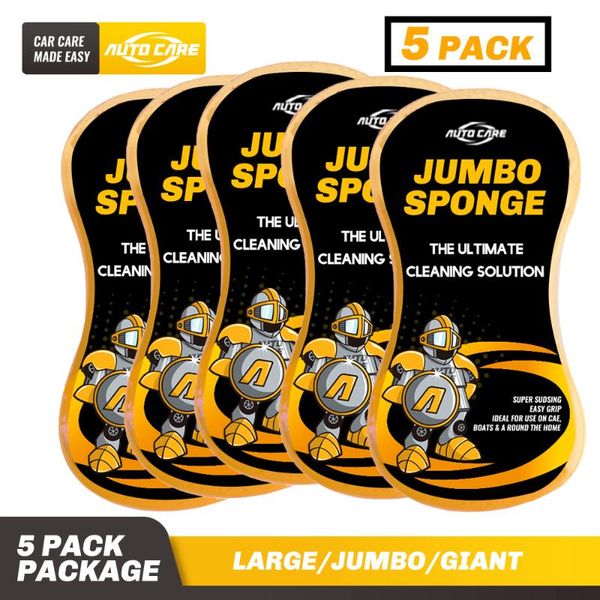 

car sponge 5pcs/lot wash 3 sizes washing cleaning large jumbo giant for choice easy grip to cloth accessries