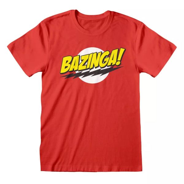 

big bong theory bazinga licensed men t-shirt, White;black