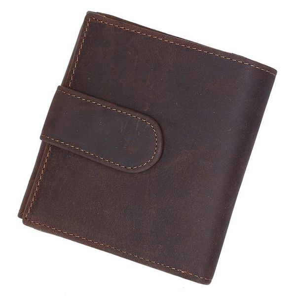 

wallets tiding genuine leather men's wallet with coin bag zipper small money clip design dollar slim purse purses 6236, Red;black
