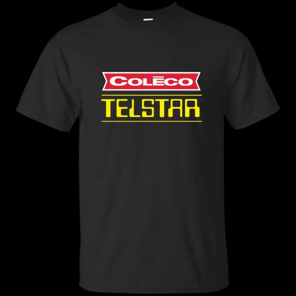

coleco telstar tv, television video game - t-shirt, White;black