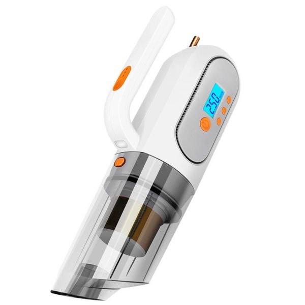 

hand-held car vacuum cleaner electric air pump tyre inflators 4 in 1 automatic wireless portable