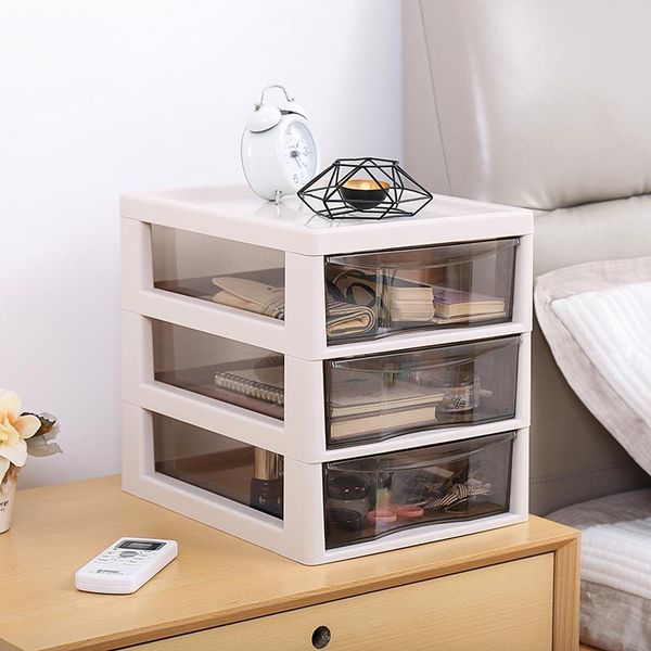 

storage boxes & bins plastic cosmetic drawer container makeup organizer box for make up jewelry nail holder home desksundry case