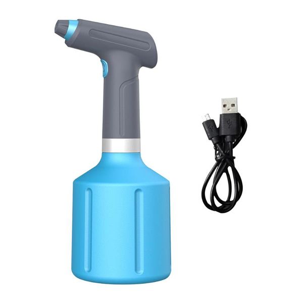 

watering equipments 900ml flower plant power indicator electric spray bottle 2 spout mode leak proof home handheld usb rechargeable noise re