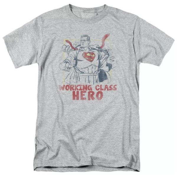 

superman working class t-shirt dc comics sizes s-3x new, White;black