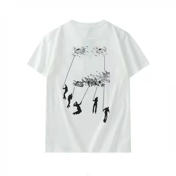

fashion mens designers t shirts summer womens tshirt crane printing crew neck t-shirts hip hop men women short sleeve tees size s-5xl u07y#, White;black
