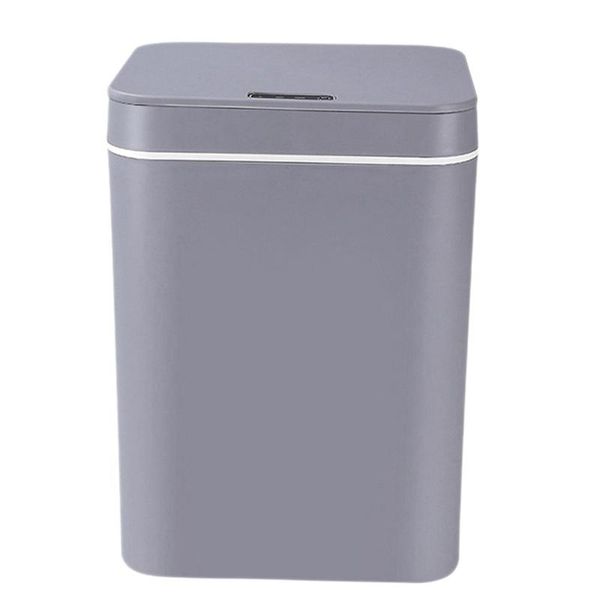 

waste bins 16l intelligent trash can automatic sensor dustbin usb charging smart electric bin home rubbish