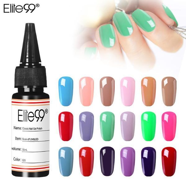 

elite99 30ml nail art uv gel polish soak off semi-permanent led varnishes manicure lacquer pick 1 from 298 colors1, Red;pink