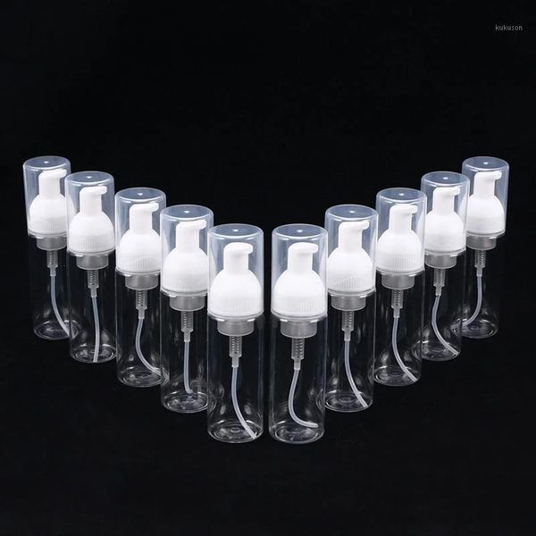 

storage bottles & jars 10pcs plastic foam pump dispenser mist spray empty refillable containers 50ml
