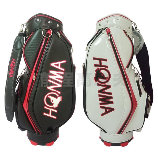 

outdoor bags golf bag men pu standard cart white black