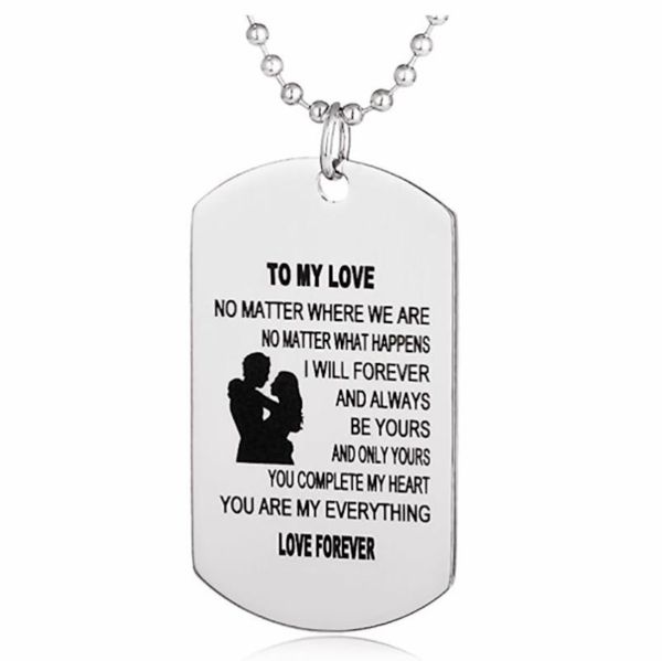 

stainless steel necklace couple gifts for women friends choker jewelry chains collar bijoux femme ketting pendant naszyjnik necklaces, Silver