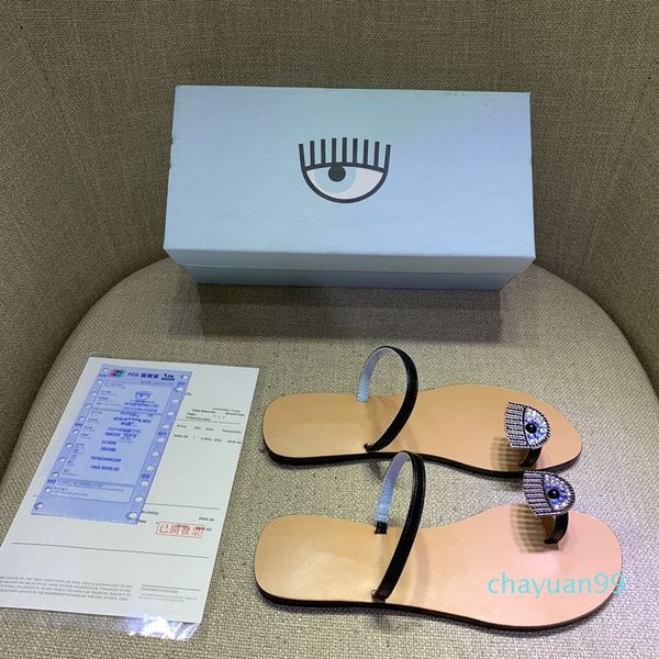 

2021 luxury women designer leather outsole perfect plain sandal size 36-40, Black