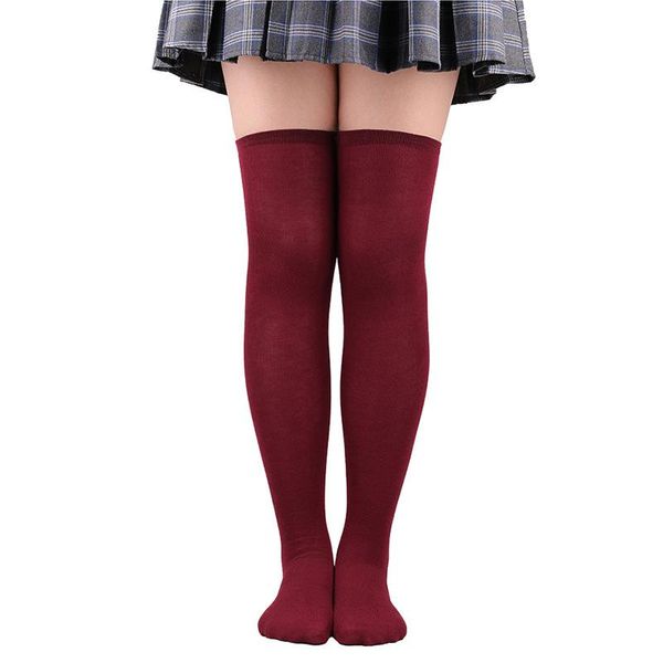 

socks & hosiery women long stockings over knee thigh high school stocking performance fashion tights highs all-match cosplay, Black;white