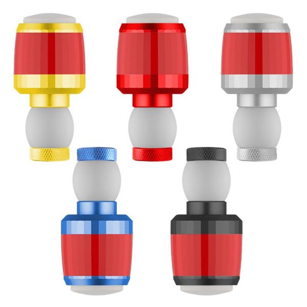 

bike bicycle handlebar grips caps led handle bar end plugs light lamp 1 pair aluminum alloy+ silicone wholesale 6.26 lights