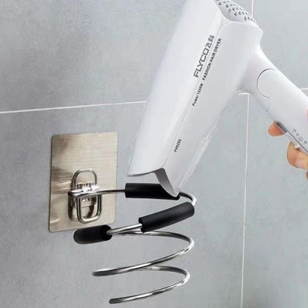 

cell phone mounts & holders hair dryer holder rack barber salon styling storage straighteners organizer hairdryer stainless steel stand brac