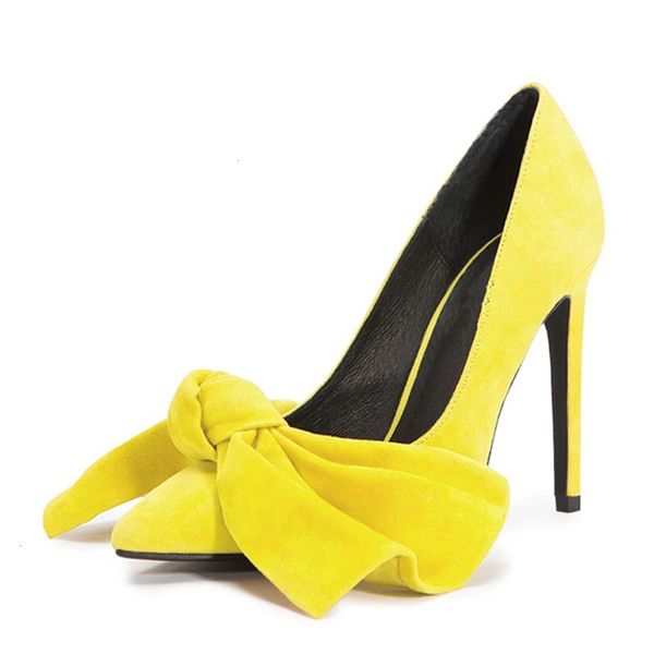 

dress shoes lovirs women's big bowknot pointed toe 10cm slip on evening party women high heel pumps us 6nqq, Black