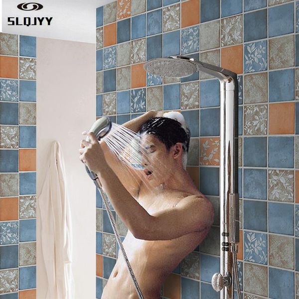 

wallpapers bathroom stickers waterproof wall decoration wallpaper thick self-adhesive kitchen tile