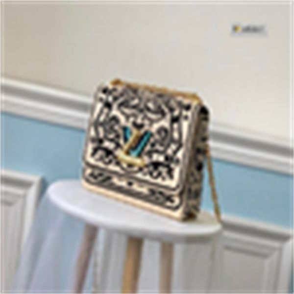 

designer luxury du74 m53934 advanced chain messenger bag women handbags iconic bags handles shoulder bags totes cross body brand bag clu, Red;black