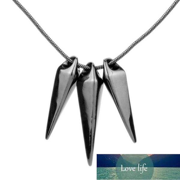 

new retro fashion movie peripheral black panther with the same wolf tooth necklace men domineering hip-hop party pendant gift factory price, Silver