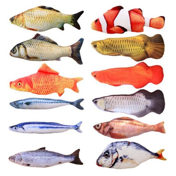 

cat toys pet soft electronic fish shape toy 20cm simulation funny chewing playing supplies accessories