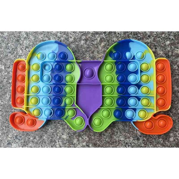 

running werewolf chessboard double fight rat killing pioneer children's silicone toy bubble music