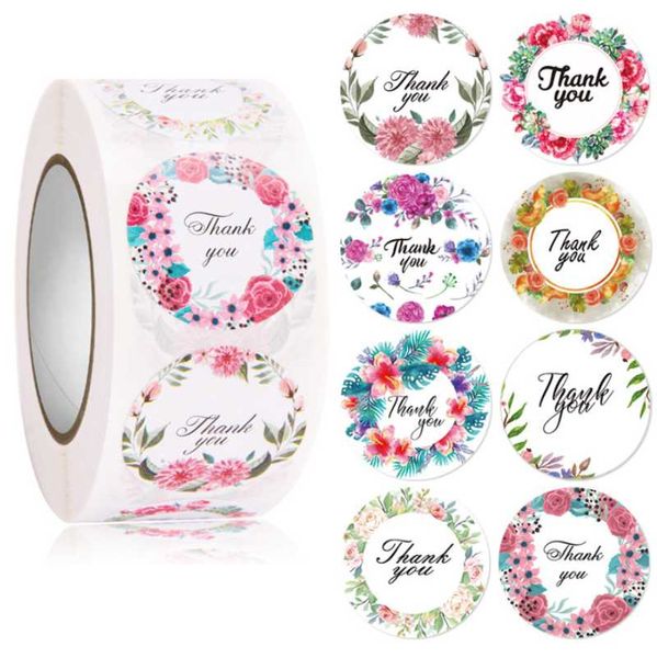 

gift wrap 500pcs round thank you stickers for envelope seal labels packaging decor birthday party scrapbooking stationery sticker