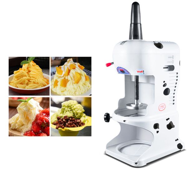 Eis Rasierer Milch Tee Shop Ausrüstung Kommerziellen Automatische Rasierte Eis Brecher Schnee Kegel Maker Eis Maschine 350 W