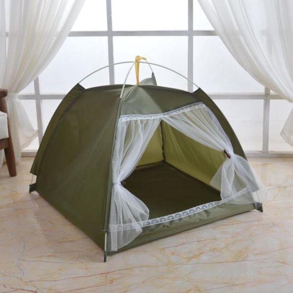 

kennels & pens summer pet tent collapsible dog house anti mosquito