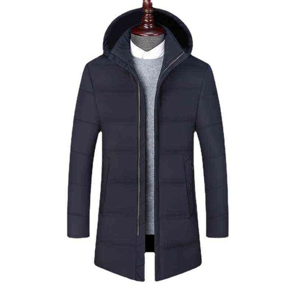 

new winter white duck down jacket men hooded fashion winter coat men long thicken warm down coat black parkas m-5xl y1103