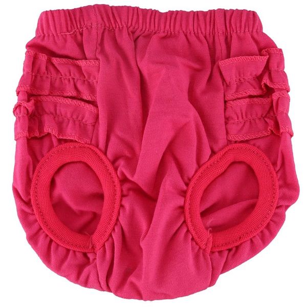 

dog apparel promotion pet puppy slip hygienic sanitary menstrual pants underwear diaper, rose red l