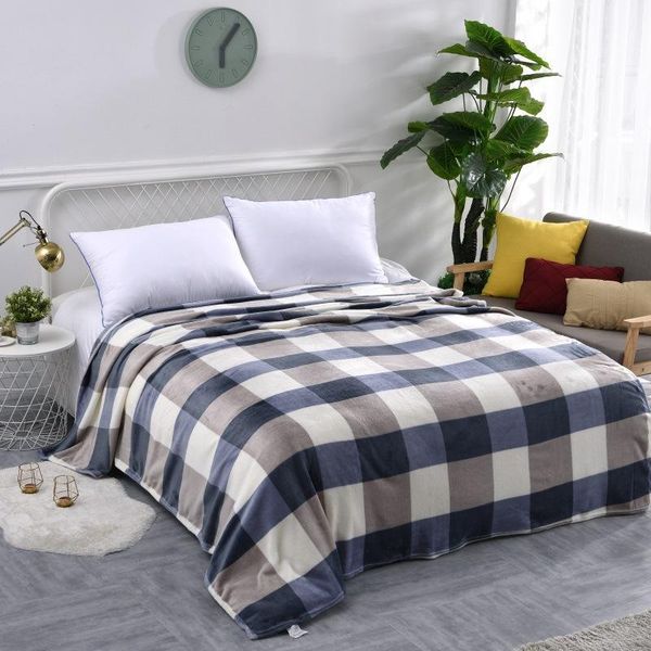 

blankets lrea polar fleece fabric sofa plaid blanket 200x230cm sheets flannel for bed