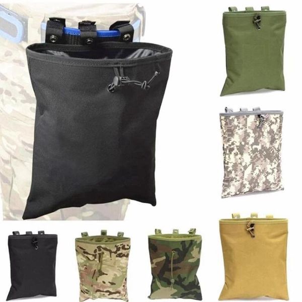 

outdoor bags molle system tactical dump magazine pouch hunting recovery bag drop military accessories