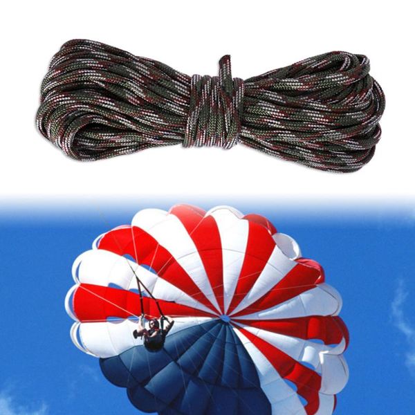 

outdoor gadgets paracord survival seven cores umbrella rope crafting kit nylon parachute cord (7 meters, camouflage color)