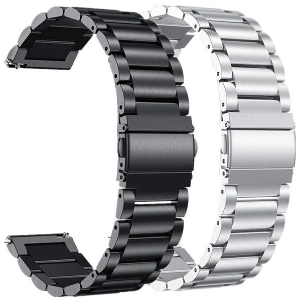 

watch bands for garmin vivoactive 3 4 4s metal band strap vivoactive3 music accessoires/venu/vivomove hr/forerunner 645 smart bracelet, Black;brown